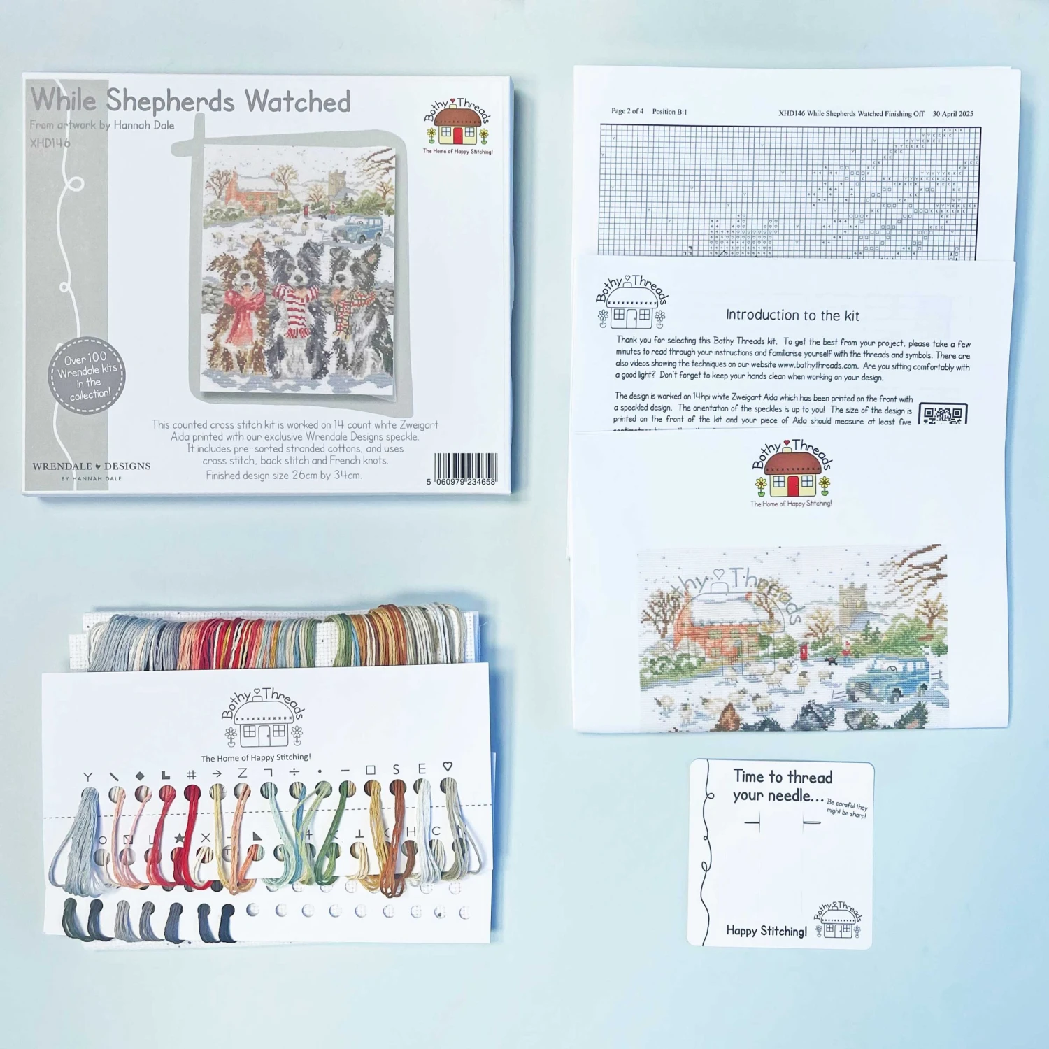 While Shepherds Watched - Bothy Threads Cross Stitch Kit 4 While Shepherds Watched - Bothy Threads Cross Stitch Kit - Image 2