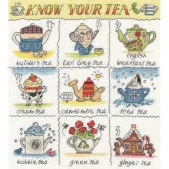 Know Your Tea - Bothy Threads Cross Stitch Kit
