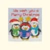 Penguin Pals - Bothy Threads Christmas Card Cross Stitch Kit