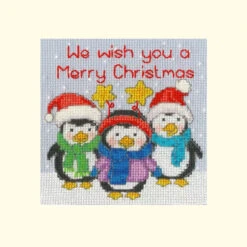 Penguin Pals - Bothy Threads Christmas Card Cross Stitch Kit