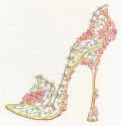 Wedding Slipper - Bothy Threads Cross Stitch Kit