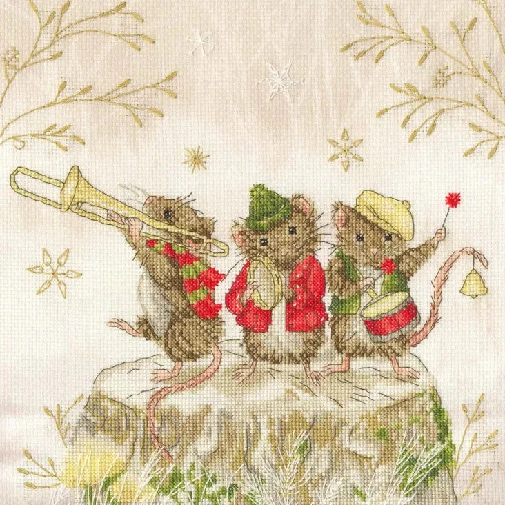 Merry Music Makers - Bothy Threads Cross Stitch Kit 3 Merry Music Makers - Bothy Threads Cross Stitch Kit