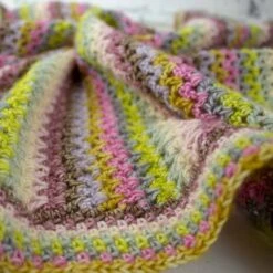 Cherry Blossom Blanket Pattern In Scheepjes Stone Washed - By Sara Geraghty - Digital Version -Black Sheep Wool bsk149 vstitch flat 19c6ca31 4978 4dbb bf12 62a44be79db3