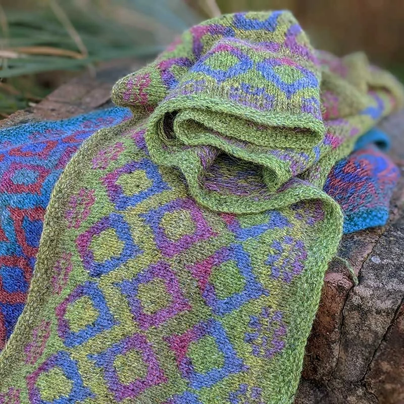 Medina Scarf Make Along - Chartreuse In Rowan Felted Tweed Colour - By Juliet Bernard 6 Medina Scarf Make Along - Chartreuse In Rowan Felted Tweed Colour - By Juliet Bernard - Image 4