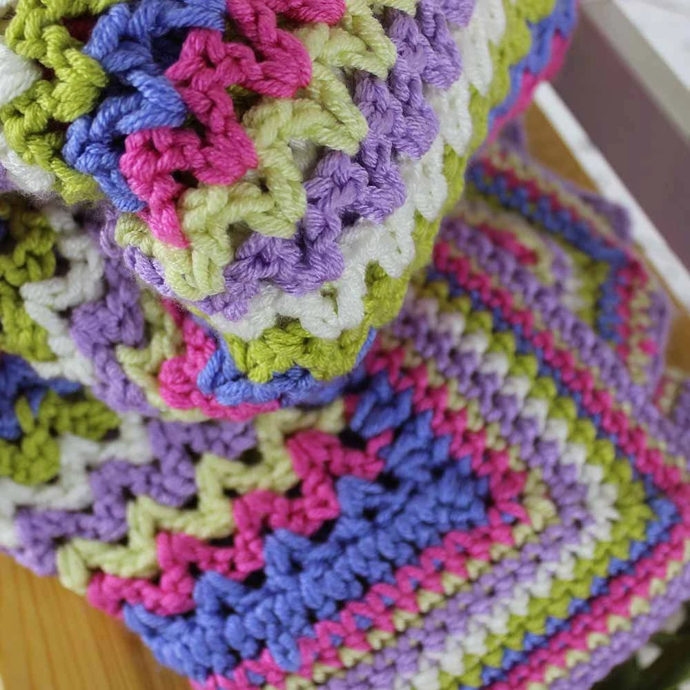 Chunky Monkey V-Stitch Blanket In Scheepjes Chunky Monkey 4 Chunky Monkey V-Stitch Blanket In Scheepjes Chunky Monkey - Image 3