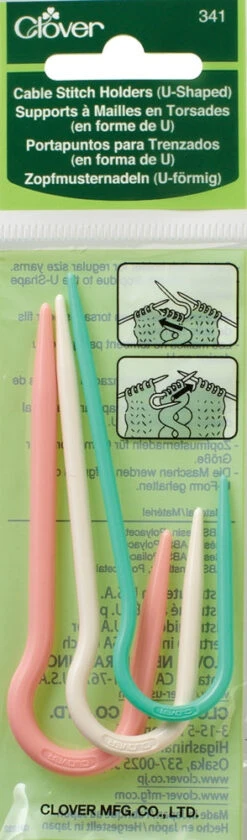 Clover Cable Stitch Holders (U-Shaped)