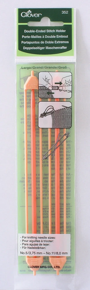 Clover Double-Ended Stitch Holder - Large 4 Clover Double-Ended Stitch Holder - Large - Image 2