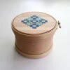 Cohana Magewappa Toolbox Embroidery Hoop 12cm - Blue -Black Sheep Wool cohanablue