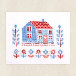 DMC - Folk Cottage Cross Stitch Kit