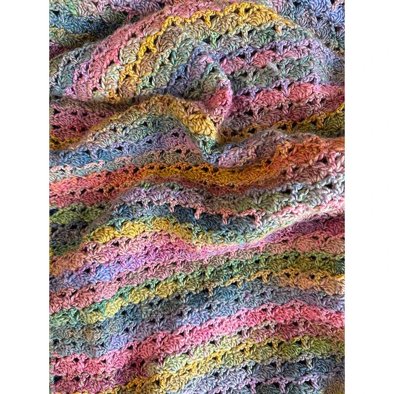 Darling Buds Of May Blanket In James C Brett Emotions Dk - By Sara Geraghty 6 Darling Buds Of May Blanket In James C Brett Emotions Dk - By Sara Geraghty - Image 5