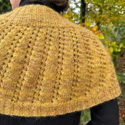 Betwixtmas 2024 Knitted Shoulder Cowl - Gold In Fyberspates Vivacious 4ply & Rowan Kidsilk Haze By Carol Meldrum 13 Betwixtmas 2024 Knitted Shoulder Cowl - Gold In Fyberspates Vivacious 4ply & Rowan Kidsilk Haze By Carol Meldrum -Black Sheep Wool gold6