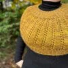 Betwixtmas 2024 Knitted Shoulder Cowl - Gold In Fyberspates Vivacious 4ply & Rowan Kidsilk Haze By Carol Meldrum 2 Betwixtmas 2024 Knitted Shoulder Cowl - Gold In Fyberspates Vivacious 4ply & Rowan Kidsilk Haze By Carol Meldrum -Black Sheep Wool gold8