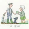 Tea Break - Heritage Crafts Cross Stitch Kit 1 Tea Break - Heritage Crafts Cross Stitch Kit -Black Sheep Wool gytb1613 72