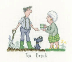 Tea Break - Heritage Crafts Cross Stitch Kit