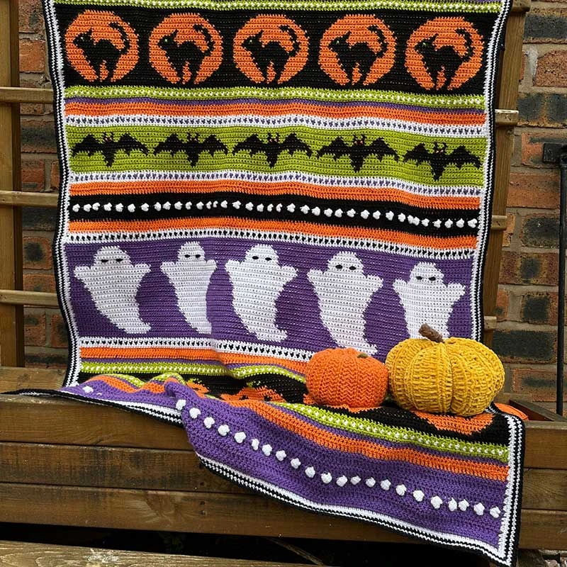 Halloween Dreams Blanket Pattern Booklet By Anita Gibney 10 Halloween Dreams Blanket Pattern Booklet By Anita Gibney - Image 8