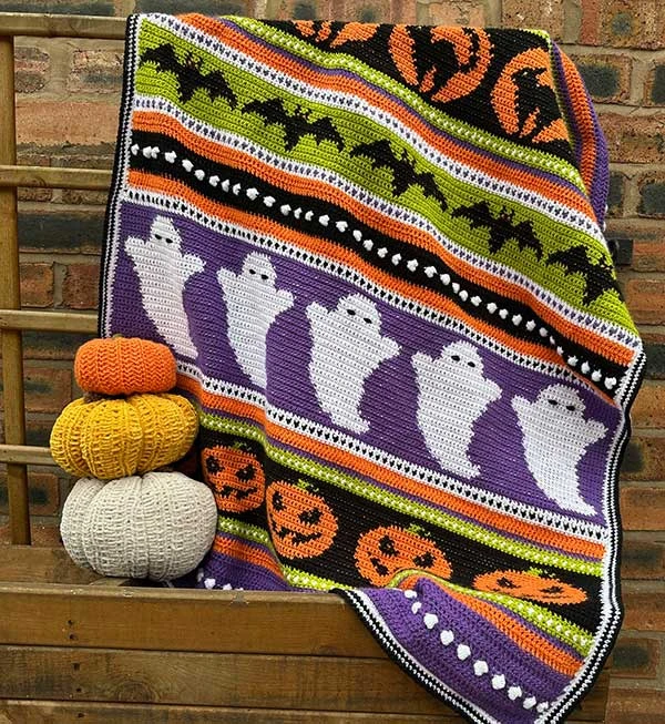 Halloween Dreams Blanket Pattern Booklet By Anita Gibney 5 Halloween Dreams Blanket Pattern Booklet By Anita Gibney - Image 3