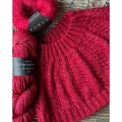 Betwixtmas 2024 Knitted Shoulder Cowl - Myrrh In Fyberspates Vivacious 4ply & Rowan Kidsilk Haze By Carol Meldrum -Black Sheep Wool myrrh7