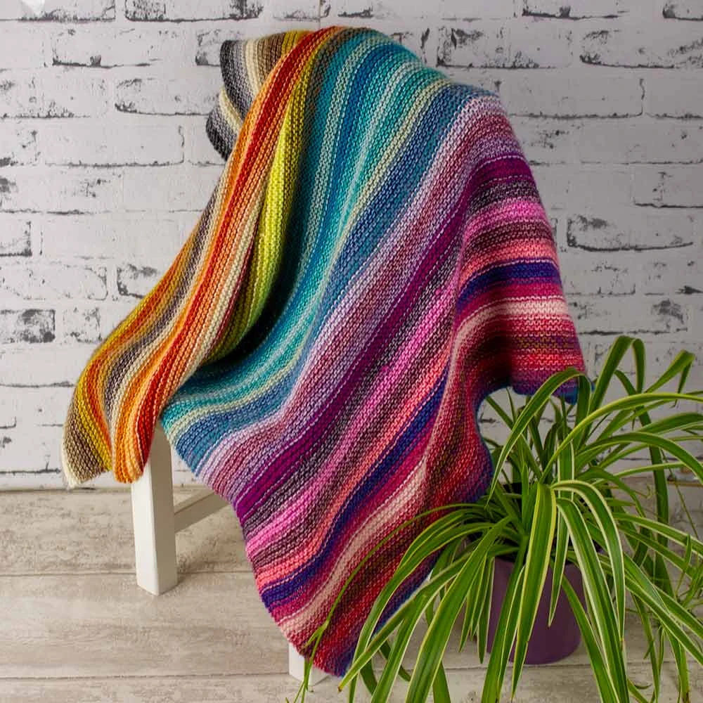 Rock And Roll Knitted Blanket Pattern In Scheepjes Stone Washed & River Washed - Digital Version 6 Rock And Roll Knitted Blanket Pattern In Scheepjes Stone Washed & River Washed - Digital Version - Image 4