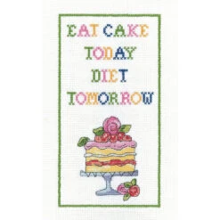 Diet Tomorrow - Heritage Crafts Cross Stitch Kit