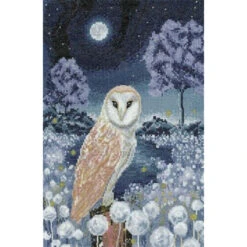 Into The Night - Heritage Crafts Cross Stitch Kit