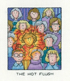 The Hot Flush - Heritage Crafts Cross Stitch Kit
