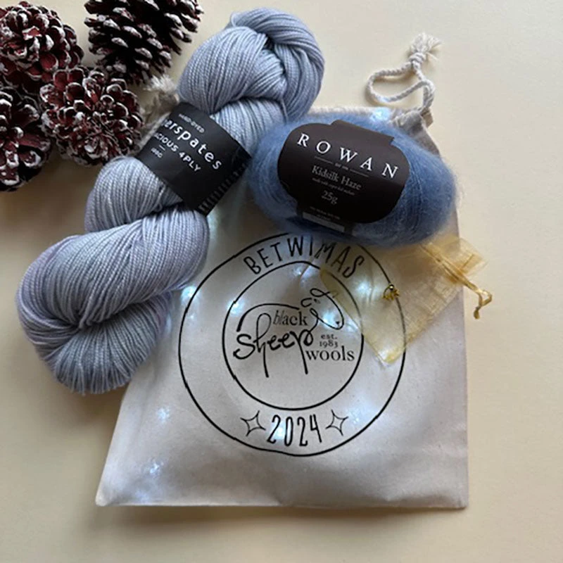 Betwixtmas 2024 Knitted Shoulder Cowl - Star Of Wonder In Fyberspates Vivacious 4ply & Rowan Kidsilk Haze By Carol Meldrum 4 Betwixtmas 2024 Knitted Shoulder Cowl - Star Of Wonder In Fyberspates Vivacious 4ply & Rowan Kidsilk Haze By Carol Meldrum - Image 2