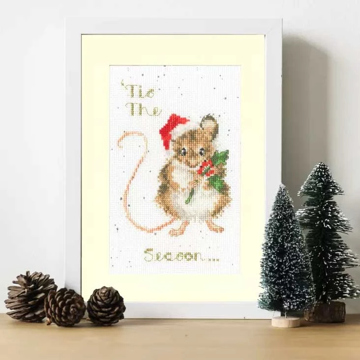 'Tis The Season - Christmas Card Cross Stitch Kit 4 'Tis The Season - Christmas Card Cross Stitch Kit - Image 2